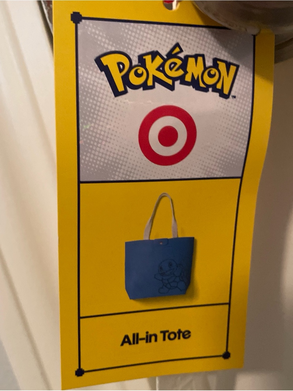 Pokémon x Target Blue Squirtle Tote Bag NEW LIMITED RELEASE - Picture 6 of 7